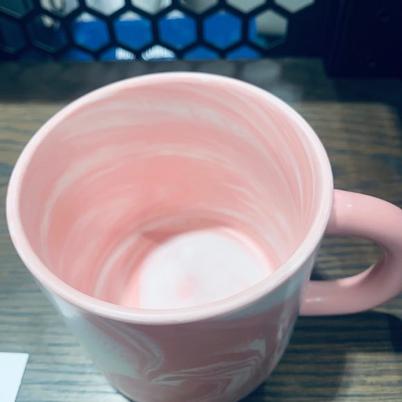 ❌ON HOLd❌ Starbucks Pink Pastel Ceramic Tie Dye Wave Coffee Cup Mug Tumbler New - Picture 5 of 6